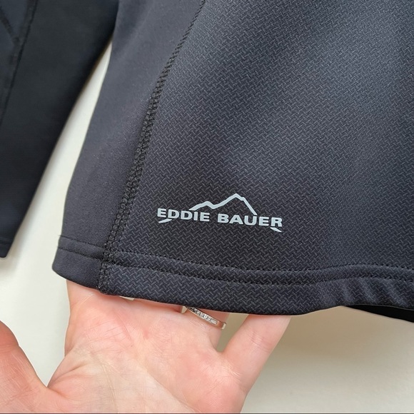 Eddie Bauer Black Half Zip Performance Fleece Jacket Size Small - Picture 5 of 8